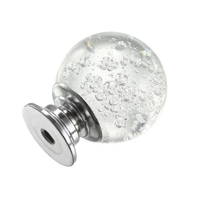 Unique Bargains DIY Furniture Cabinet Aluminum Alloy Crystal Pull Knob 2 Pcs - Image 2