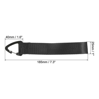 Unique Bargains Outdoors Bag Wallet Decoration Wrist Lanyard Keychain 3 Pcs