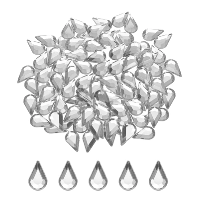 Unique Bargains Flat Back Artificial Rhinestones For Wedding DIY Crafts Party 200 Pcs - Image 6