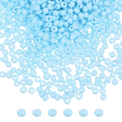 Unique Bargains Loose DIY Earring Necklace Making Glass Round Beads 12000 Pcs - Image 16